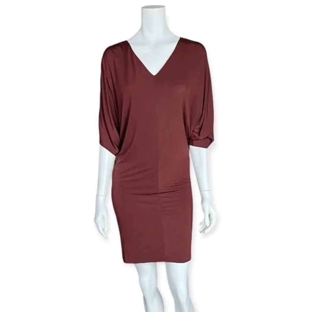 AllSaints Candace Dress in Burgundy Size UK 4 / US 0 / XS shift dress
